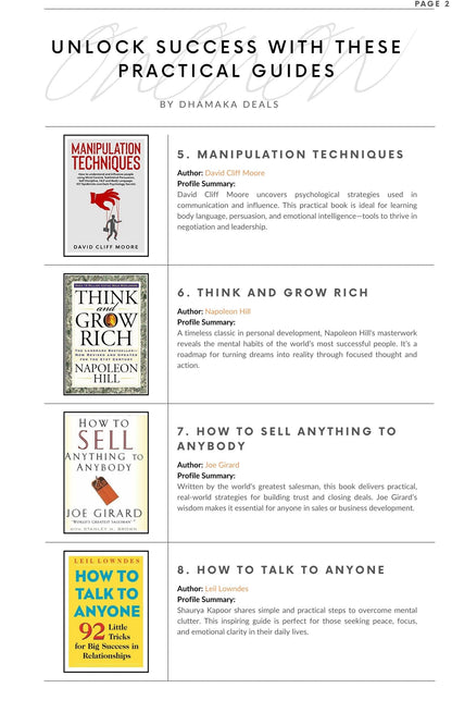 Self-Help & Success Book Bundle – 12 Life-Changing Bestsellers in One Set